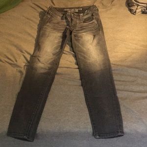 American Eagle black jeggings